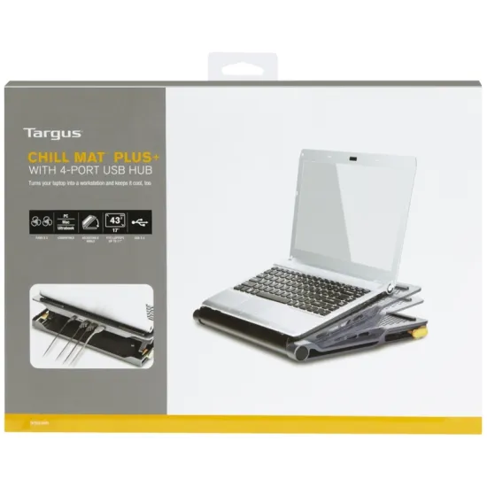 Postolje i hladnjak za laptop Chill Mat AWE81EU, crno-sivo