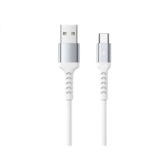 RC-C008 USB Tip C Kabl 2.4A 1m beli
