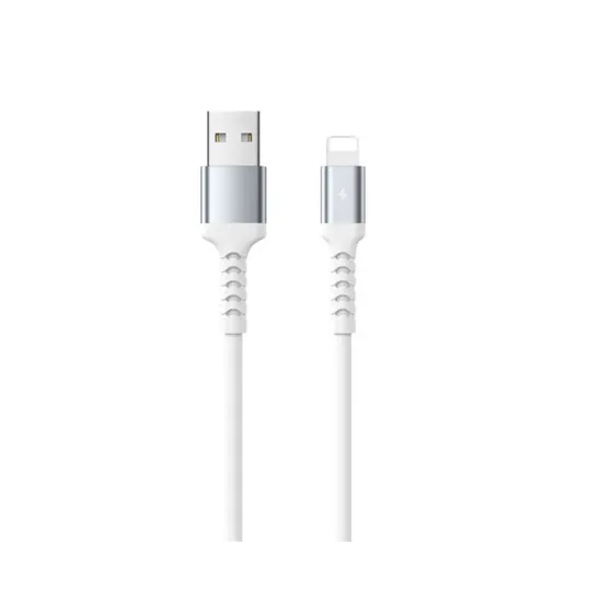 RC-C008 iPhone USB Kabl 2.4A 1m beli