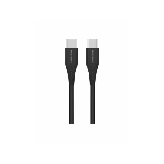 Swissten DATA CABLE TPE USB-C/USB-C POWER DELIVERY 5A (100W) 1,5 M BLACK