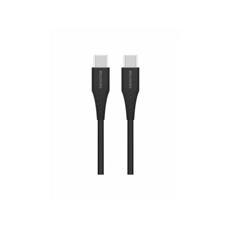 Swissten DATA CABLE TPE USB-C/USB-C POWER DELIVERY 5A (100W) 2,5 M BLACK