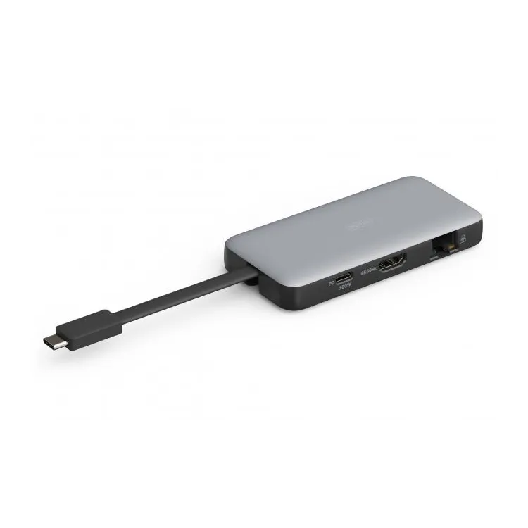 Digitus Hub Type-C - 7-Port, HDMI, 2x USB 3.2, Rj45, SD, MicroSD, PD