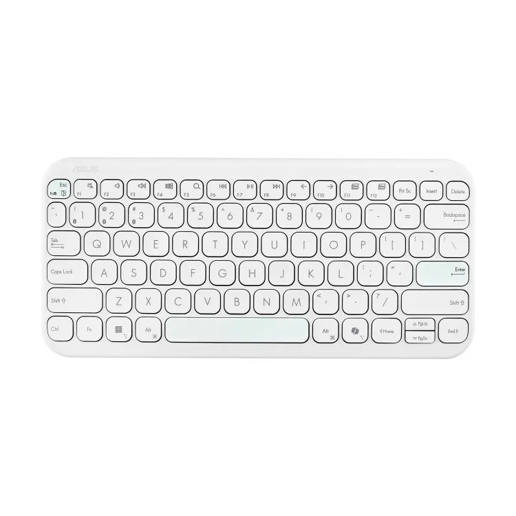 Asus Tastatura KW100 Marshmallow/US/White/ Copilot