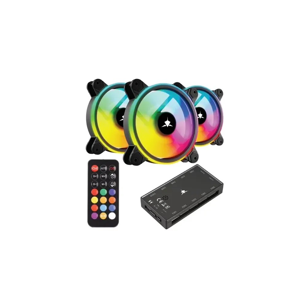 White Shark FAN GCF-S028-004 NEBULA-2 CRNI ARGB KIT