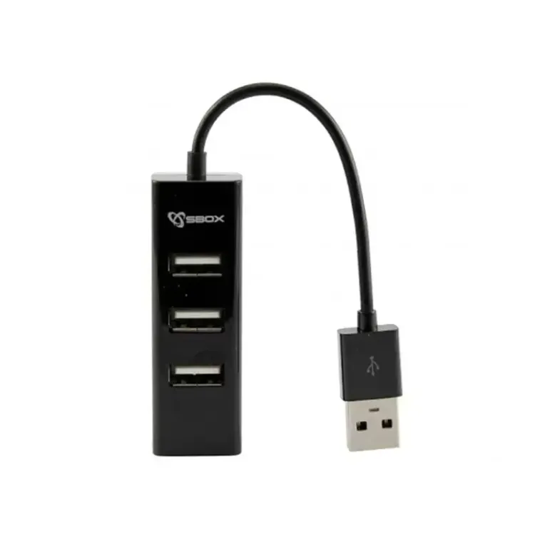 SBOX USB Hub H-204 Black