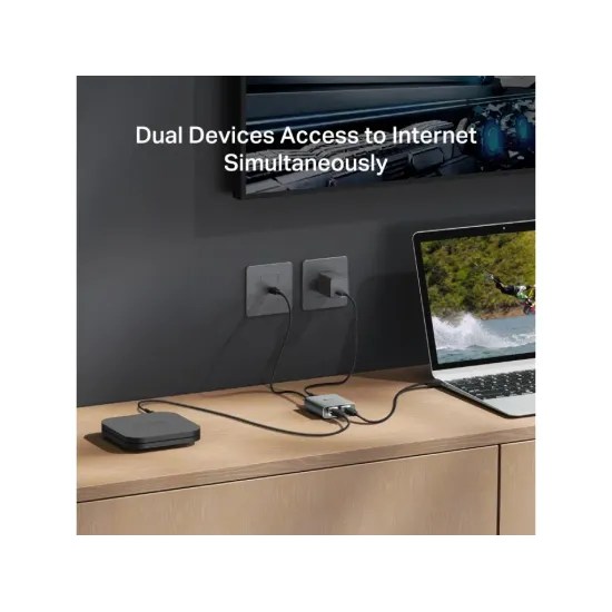 TP-LINK EH210 1 to 2 Gigabit Ethernet Splitter, Aluminum Alloy Case