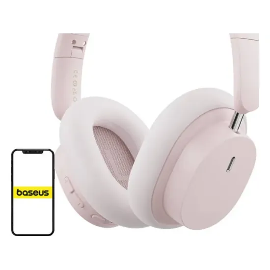 Baseus Bowie D05 Wireless Headphones Pink