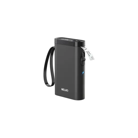Nelko Thermal Label Printer P21 BlackCharger w/Cable B
