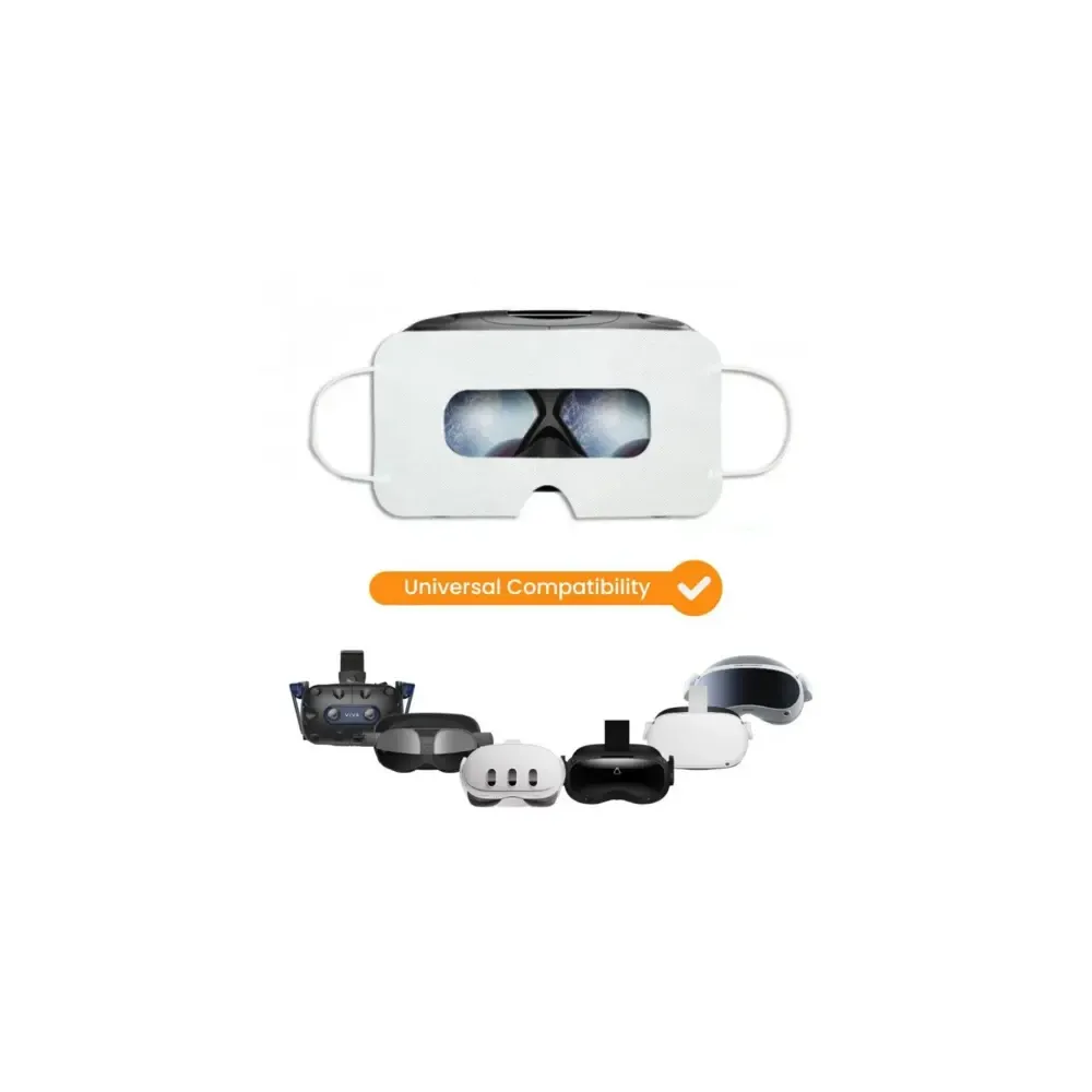 Universal VR disposable snap-on mask