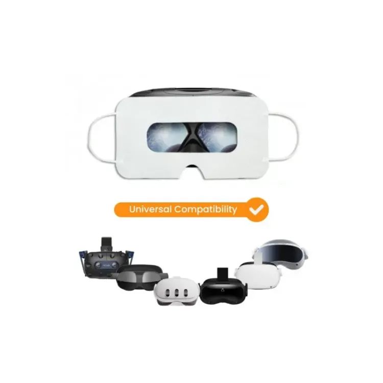Universal VR disposable snap-on mask