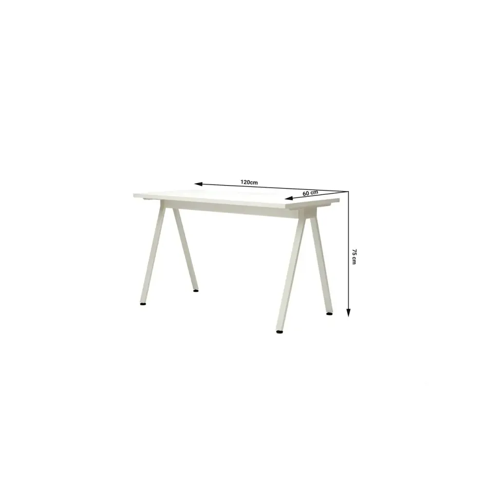Ergovision Evita desk W-PEARL