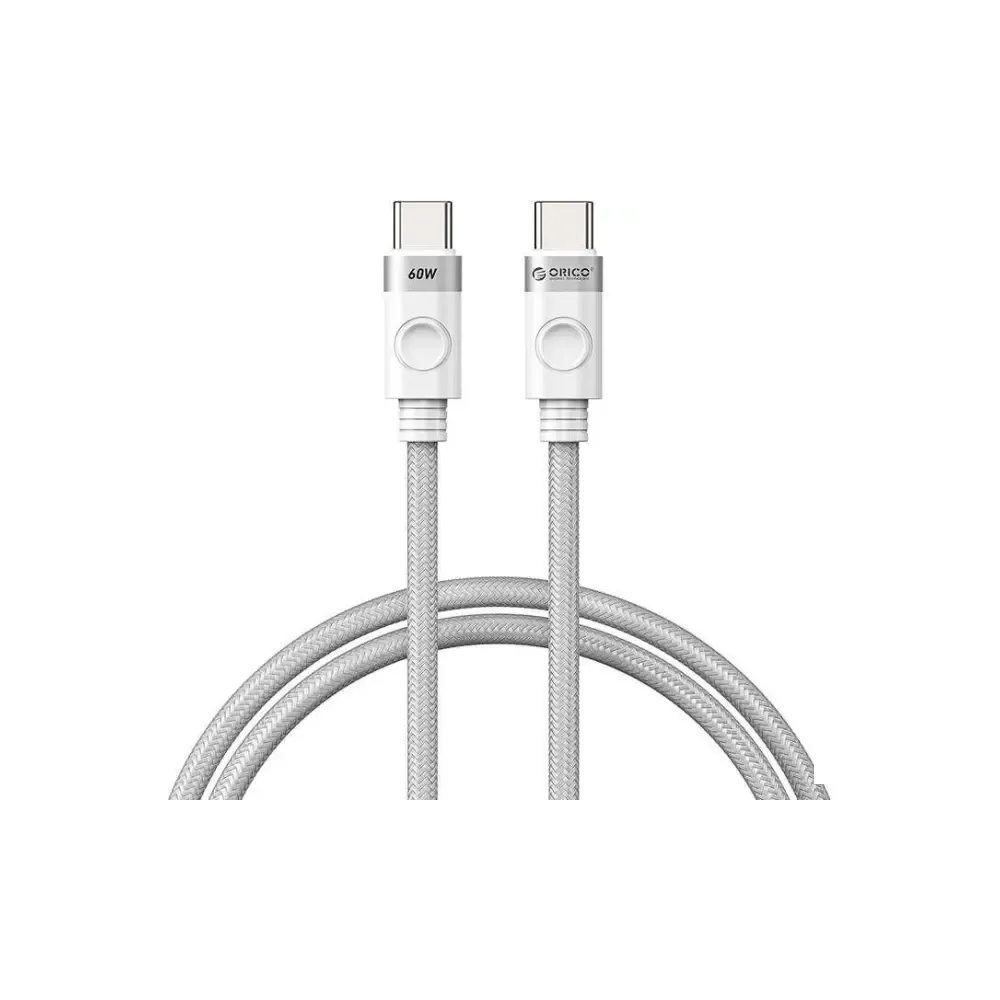 Orico Charging Cable 60W USB-C to C - white