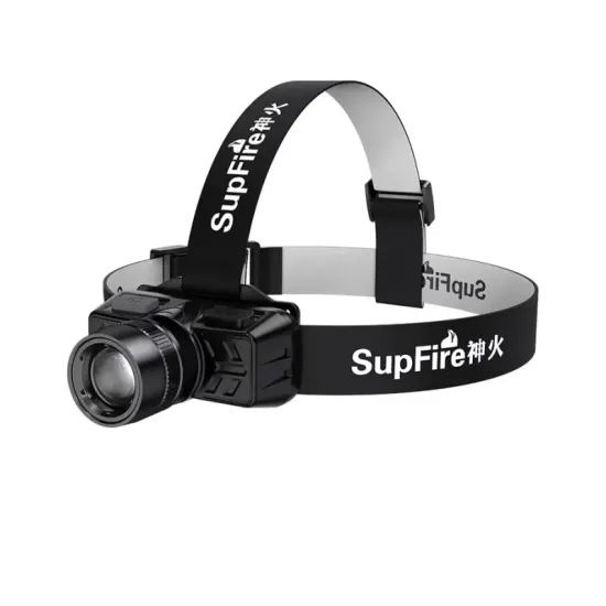 Superfire HL50 LED lampica za glavuUSB 300lm 200m Zoom