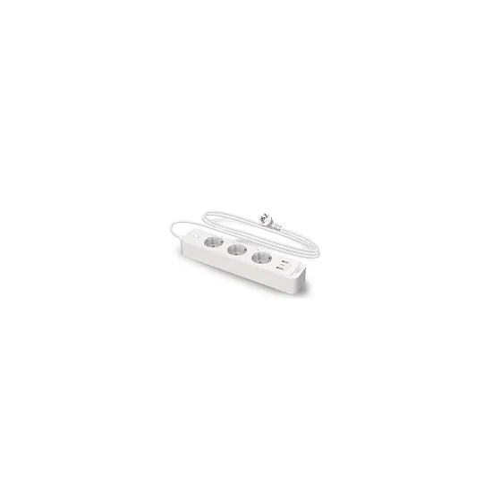 Tapo P300 WiFi smart produžna strujna PDU razvodna kutija sa 3 šuko utičnice do 2300W / 10A + QC 18W brzi punjači 2 x USB-A + US