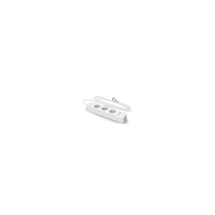 Tapo P300 WiFi smart produžna strujna PDU razvodna kutija sa 3 šuko utičnice do 2300W / 10A + QC 18W brzi punjači 2 x USB-A + US