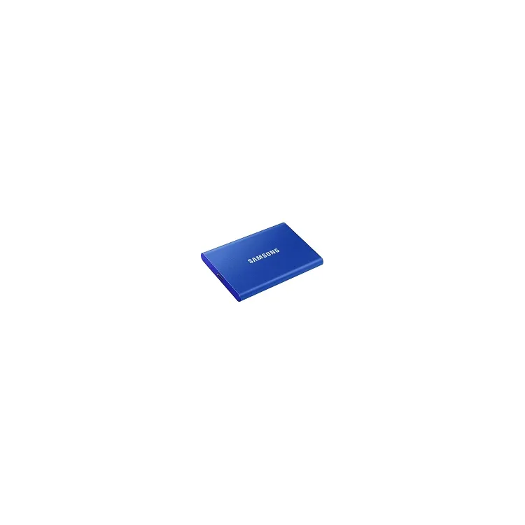 2TB External Portable SSD T7 (Blue) USB 3.2 Gen 2 (10Gbps), Read/write 1,050/1,000 MB/s . AES 256-bit hardware encryption Type C