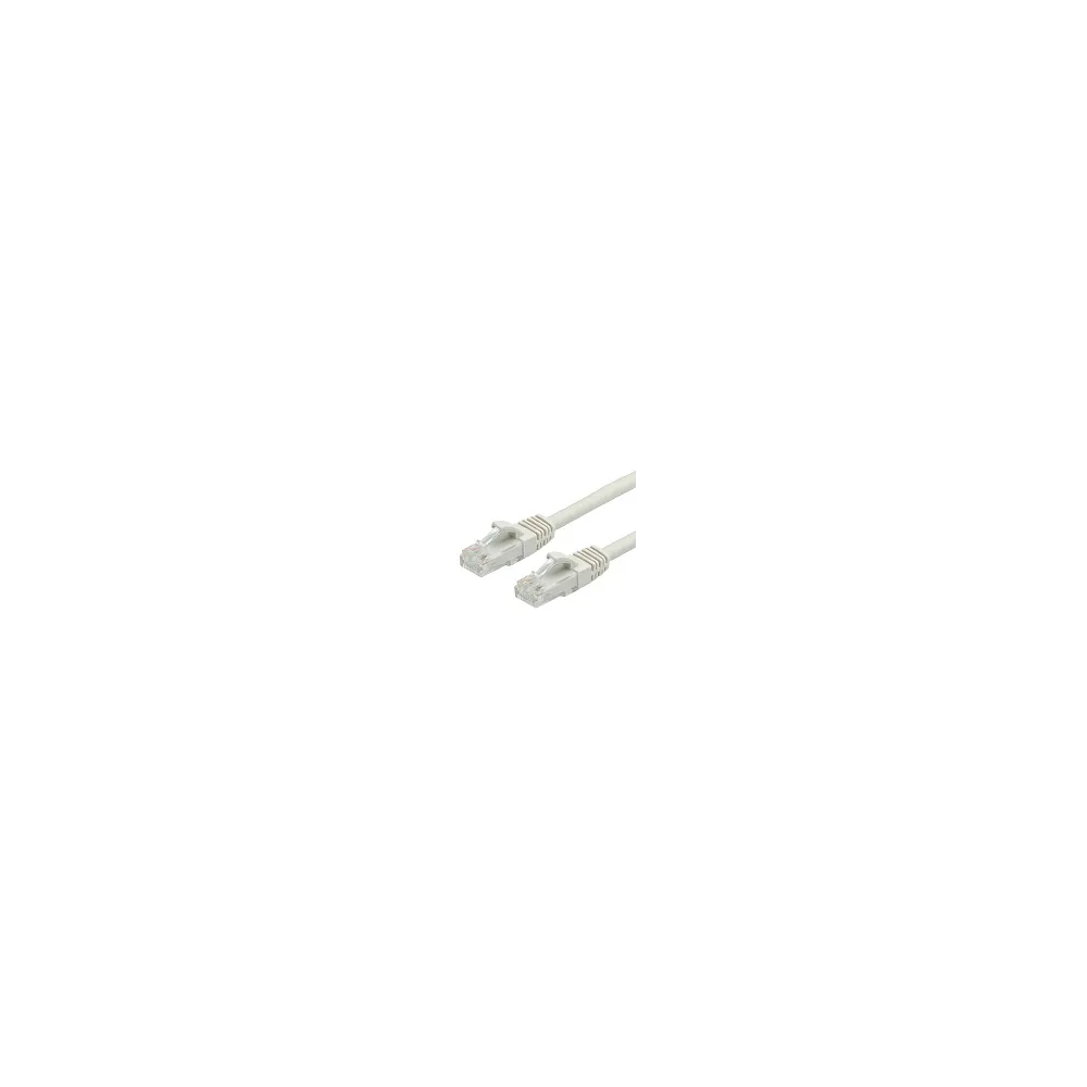 VALUE Cat.6 (Class E) UTP kabl, U/UTP, halogen-free, LS0H, 3m, sivi