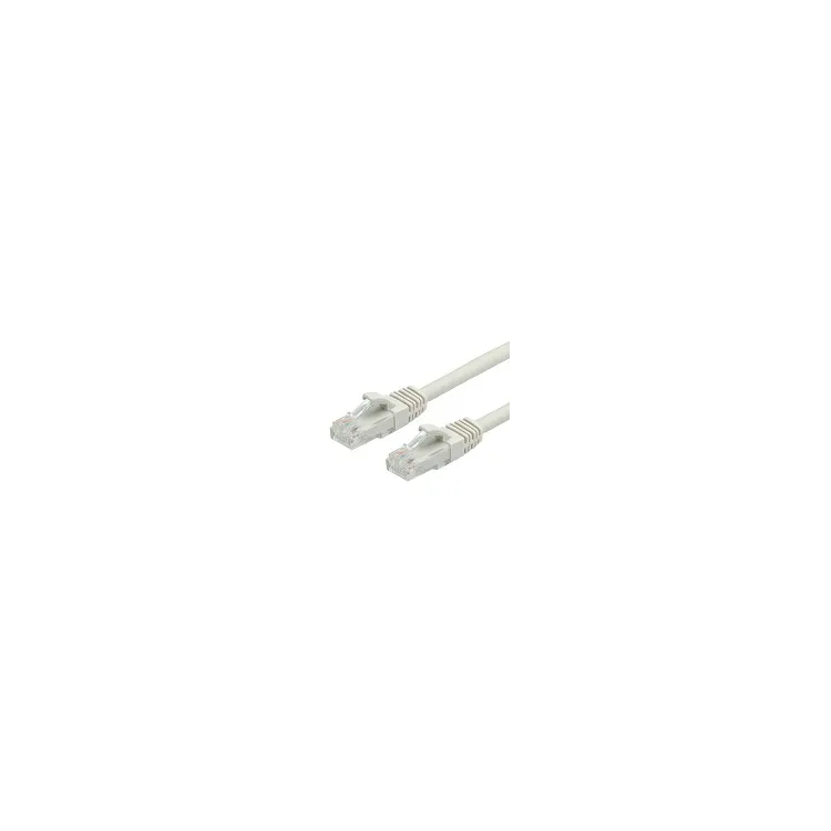 VALUE Cat.6 (Class E) UTP kabl, U/UTP, halogen-free, LS0H, 3m, sivi