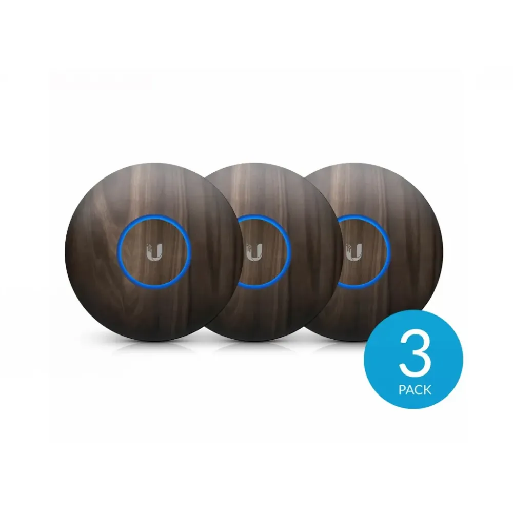 UBIQUITI Access Point nanoHD / U6 Lite Cover, 3-Pack, Wood
