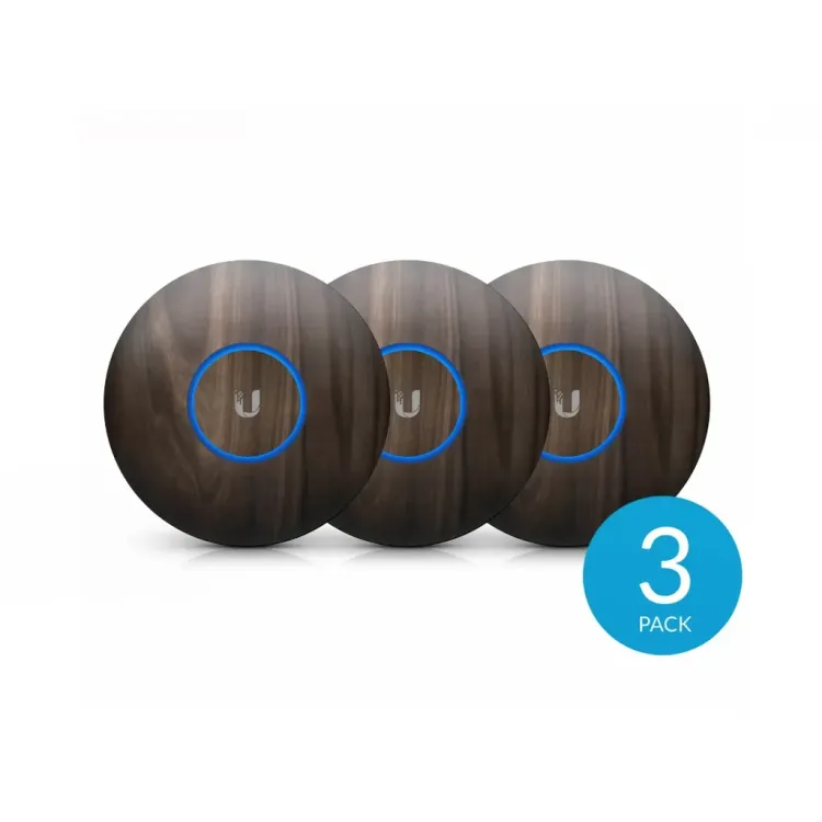 UBIQUITI Access Point nanoHD / U6 Lite Cover, 3-Pack, Wood