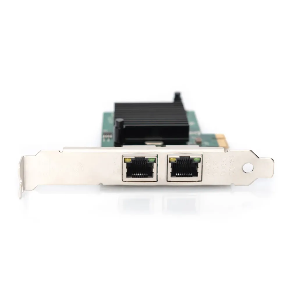 Digitus Mrežna kartica PCIe, 2x Gigabit Ethernet (1Gbps), PCI-Express x1, RJ-45, low-profile bracket, internal