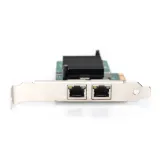 Digitus Mrežna kartica PCIe, 2x Gigabit Ethernet (1Gbps), PCI-Express x1, RJ-45, low-profile bracket, internal