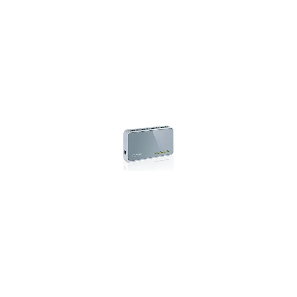 TL-SF1008D (8×100Mbps LAN, Auto MDI/MDI-X, full duplex, flow control, unmanaged)