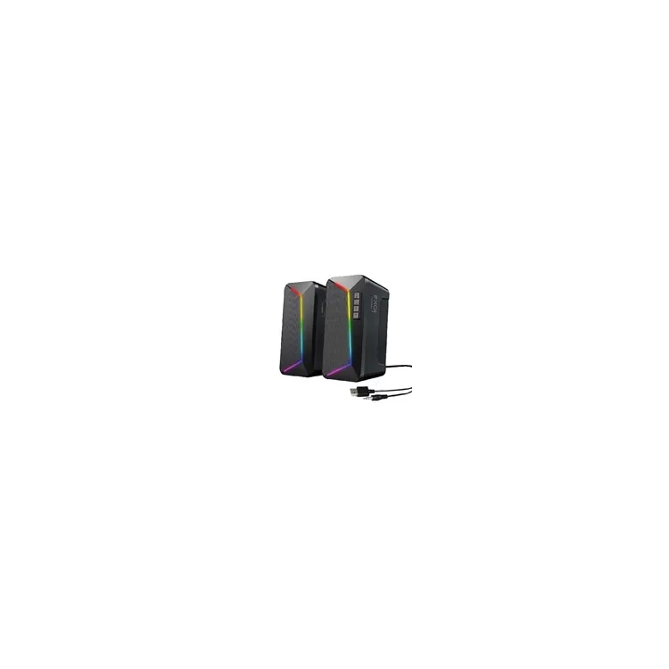 iOX 2, 2.0 USB zvucnici, Snaga: 10W, Bluetooth 5.0, RGB efekti, Boja: Siva