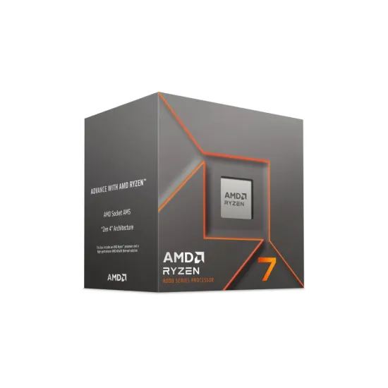 AMD Ryzen 7 8700F, 4.1GHz/5.0GHz Max, 8C/16T, AM5, 16MB L3 cache, Wraith Stealth, Graphics Required
