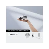 DJI MINI 4K - 4K/30fps, 12MP, 4 Zoom, 31-Min Max Flight Time, 10km Video Transmission,246g,Class C0
