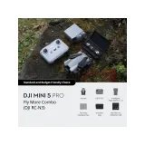 DJI Mini 5 Pro Fly More Combo (DJI RC-N3) 4K/60fps HDR, ActiveTrack 360, up to 36 min flight time,C0