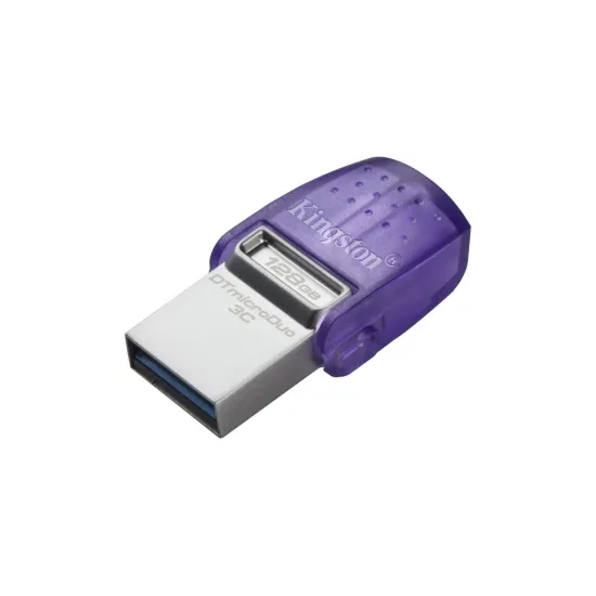 KINGSTON 128GB DataTraveler microDuo 3C USB Flash Drive,Dual interface USB Type-C and Type-A,200MB/s