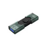 KINGSTON DataTraveler 256GB DUO USB Flash Drive, Type-A and USB Type-C, dual moving cap design