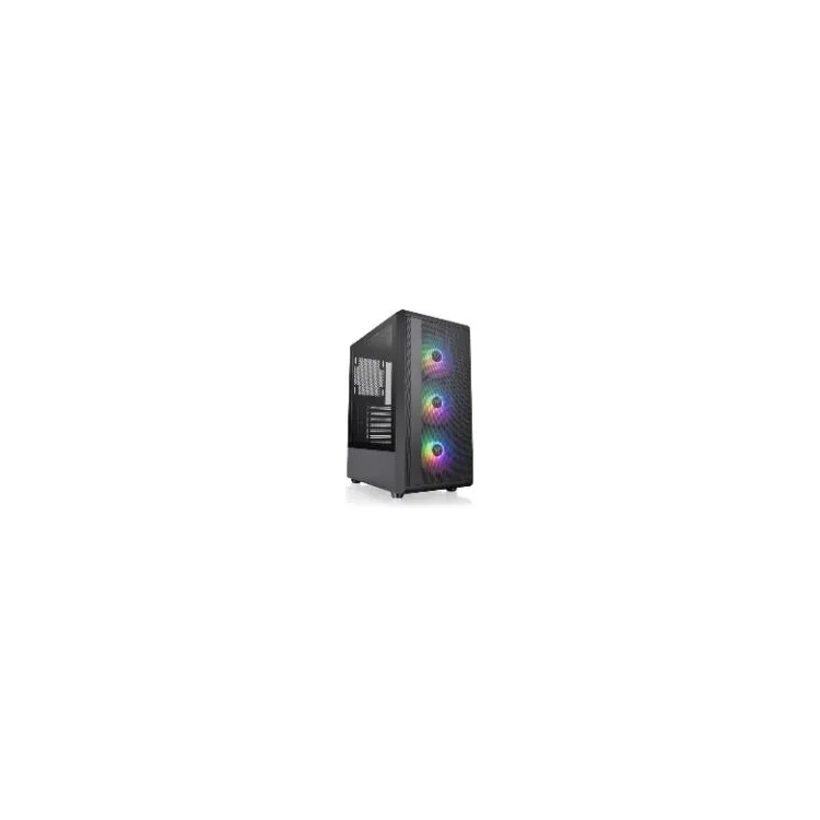 THERMALTAKE S200 TG ARGB Mid Tower Chassis, Mesh, 3x hydraulic bearing 120mm ARGB, USB 3.0 x 2