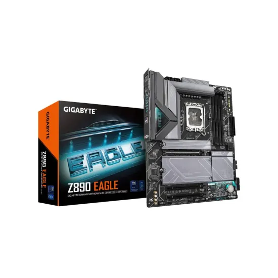 GIGABYTE INTEL MB Z890 EAGLE, 4*DDR5 8800MT/s, PCIe 5.0, 4*M.2, DP, USB4 Type-C DP, 2.5GbE, LGA 1851