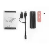 Chieftec Eksterno kuciste za m.2 SSD (NVME + SATA) USB 3.2 Type-C