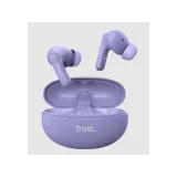 TRUST Yavi Bluetooth ENC Earbuds purple,USB-C