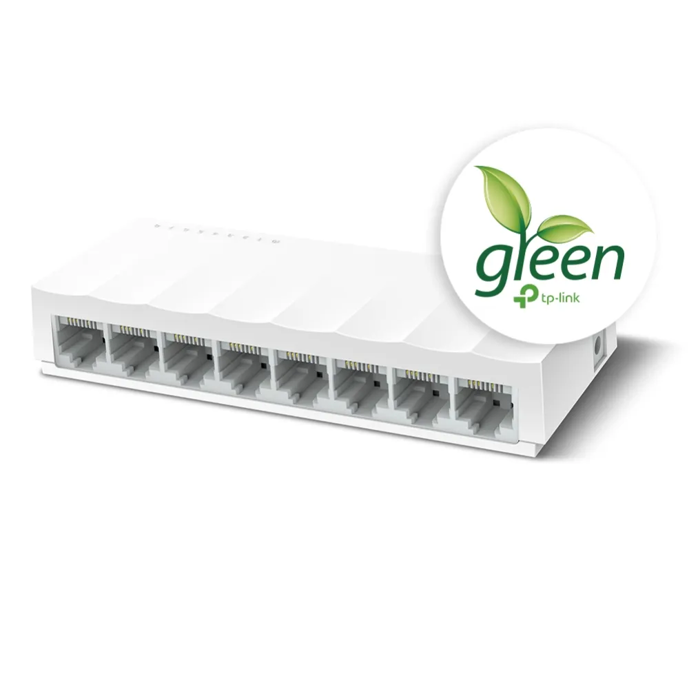 TP-LINK LS1008 8-Port 10/100Mbps Desktop Network Switch