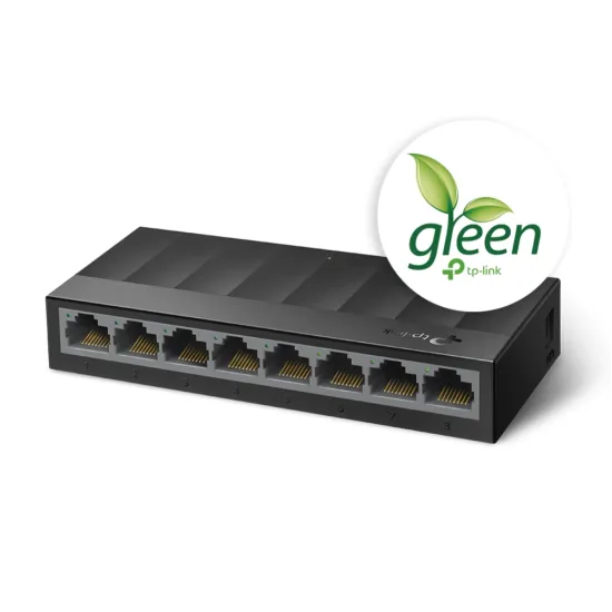 TP-LINK LS1008G 8-Port Gigabit Desktop Switch