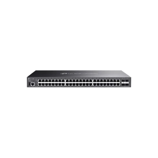 TP-LINK SG5452X Omada 48-Port Gigabit Stackable Lite L3 Managed Switch with 4 10G Slots