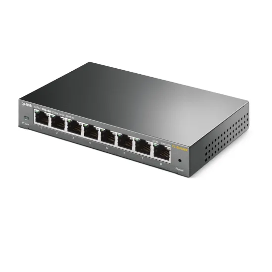 TP-LINK TL-SG108E 8-Port Gigabit Easy Smart Switch, Metal casing