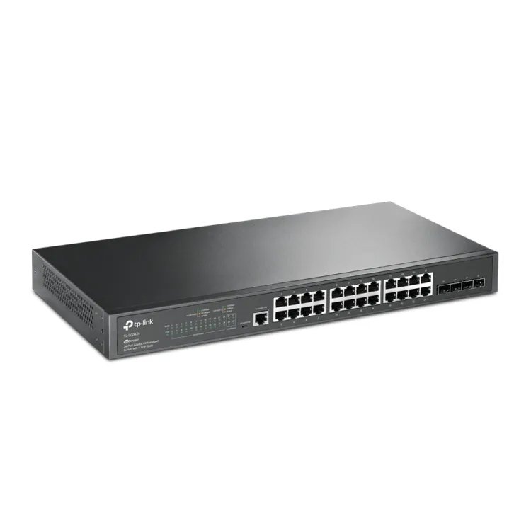 TP-LINK TL-SG3428 JetStream 24-Port Gigabit L2+ Managed Switch with 4 SFP Slots