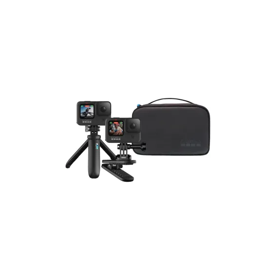 GoPro Travel Kit - Shorty + Magnetic Swivel Clip + Compact Case
