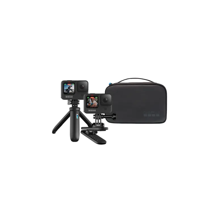 GoPro Travel Kit - Shorty + Magnetic Swivel Clip + Compact Case