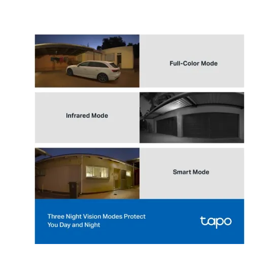 TP-LINK TAPO C510W Outdoor Pan/Tilt Security WiFi Camera 2K 2304 x 1296 px 360 Visual Coverage IP65