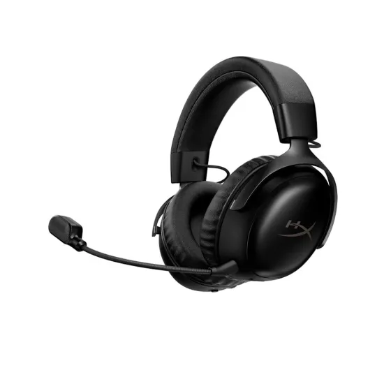 HyperX Cloud III S Wireless Gaming Headset/PC/PS5/Mobile/Mac/120Hr/2.4GHz Wireless/Black