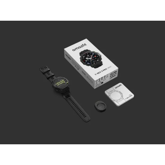Amazfit T-Rex 3 Pro 48mm Smartwatch Black