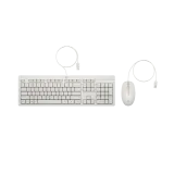 HP 225 Wired Mouse and KB G2 White