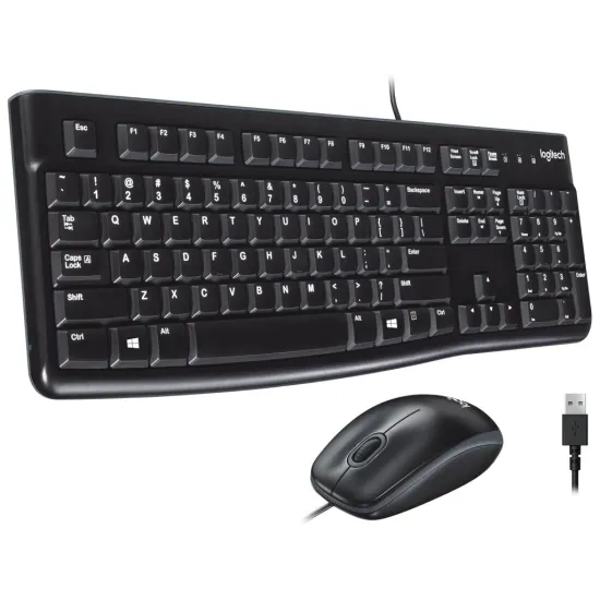 LOGITECH Desktop MK120 - Tastatura + Miš, US layout, USB