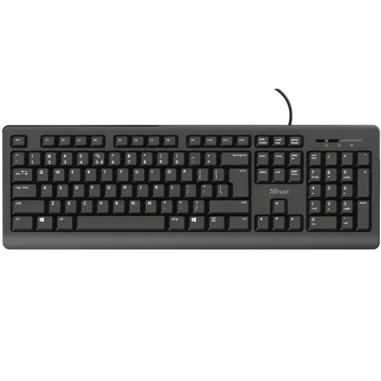 TRUST Primo Keyboard Zicana,YU,Crna